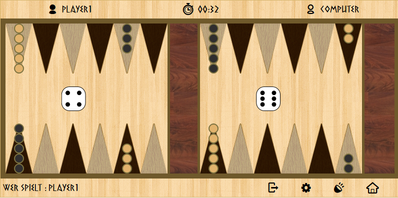 Online Backgammon Game Flyordie